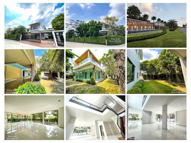 ขายบ้านเดี่ยวหลังใหญ่ Super Luxury ติดสวน ติดรถไฟฟ้า (รามคำแหง) ราคาดีที่สุดในโครงการ