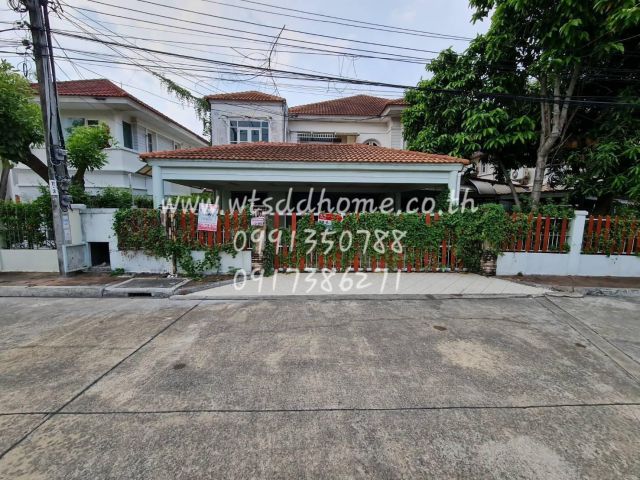 R045-046 บ้านเดี่ยว 2 ชั้น หมู่บ้านชวนชื่น แจ้งวัฒนะ (ขายตามสภาพ)