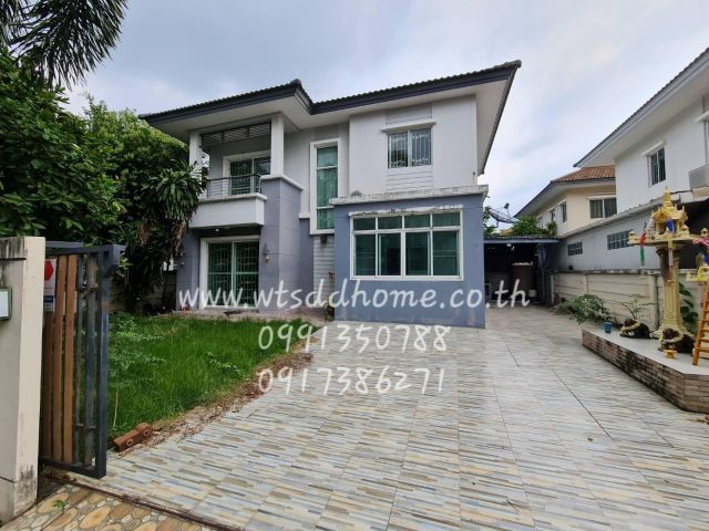 R045-056 บ้านเดี่ยว 2 ชั้น หมู่บ้านพฤกษาวิลเลจ เดอะซีซัน (แจ้งวัฒนะ-ราชพฤกษ์)