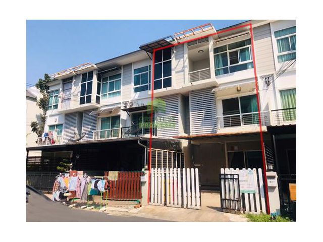 หมู่บ้านเดอะเมทโทร พระราม 9 มอเตอร์เวย์ (THE METRO RAMA9) ขายด่วน ทาวน์โฮม 3 ชั้น 18.80 ตร.ว. ทำเลดี