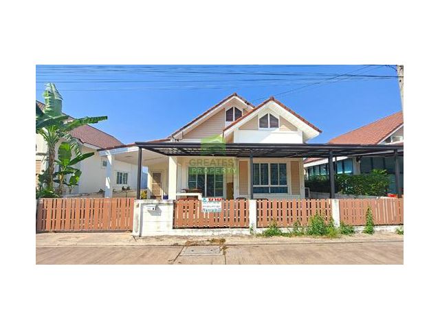 หมู่บ้านอยู่สบาย อมตะนคร เฟส 9 ขายด่วน บ้านเดี่ยว เนื้อที่ 61.30 ตร.ว พานทอง ชลบุรี ทำเลดี บ้านสวย พร้อมอยู่