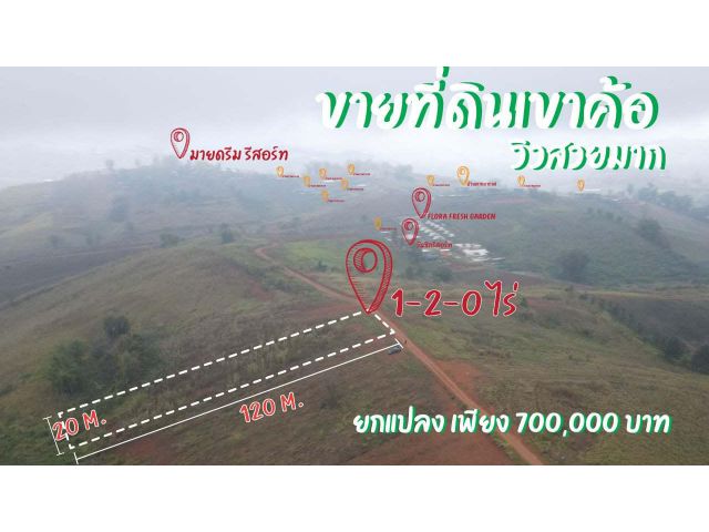 ที่ดินเขาค้อ แปลงเล็กยกแปลง ราคาถูกมาก