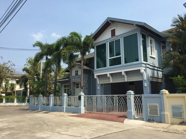 PF04 ให้เช่าบ้านเดี่ยว 2 ชั้น บ้านสวนปริญสิริ ซอยโยธินพัฒนา 3 หลังมุม ใกล้เลียบด่วน เป็นบ้านเปล่า ไม่มีเฟอร์นิเจอร์