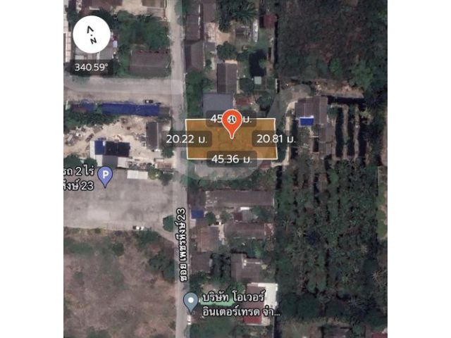 ขายที่ดิน 236 ตรว. ซอยเพชรหึงส์ 23 (คุ้งบางกระเจ้า) อำเภอพระประแดง สมุทรปราการ