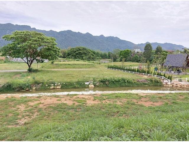 ที่ดินปากช่อง เขาใหญ่ ติดน้ำเป็นเนิน วิวเขาล้อมรอบ 782 ตรว โฉนด