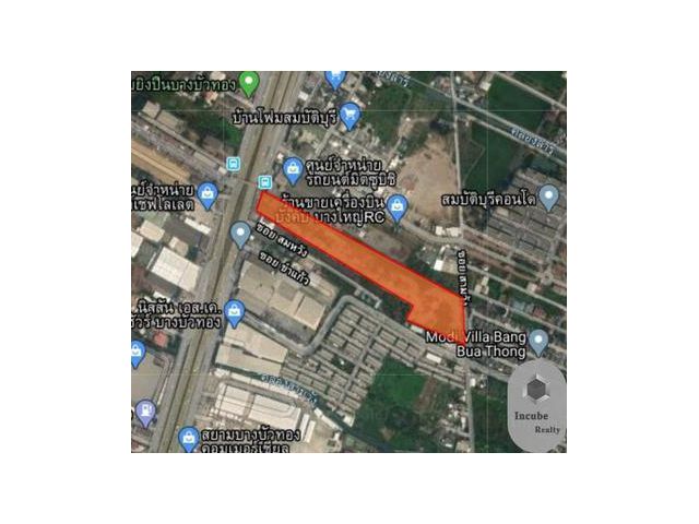 ขายที่ดิน บางบัวทอง นนทบุรี 19-3-43ไร่ 595.72ล้าน