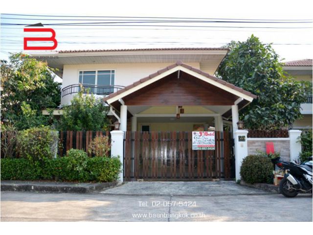 บ้านเดี่ยว หมู่บ้าน ศุภาลัย พาร์ควิลล์ รามอินทรา 5 เนื้อที่ 62.4 ตรว. ถนนเทพรักษ์ เขตบางเขน