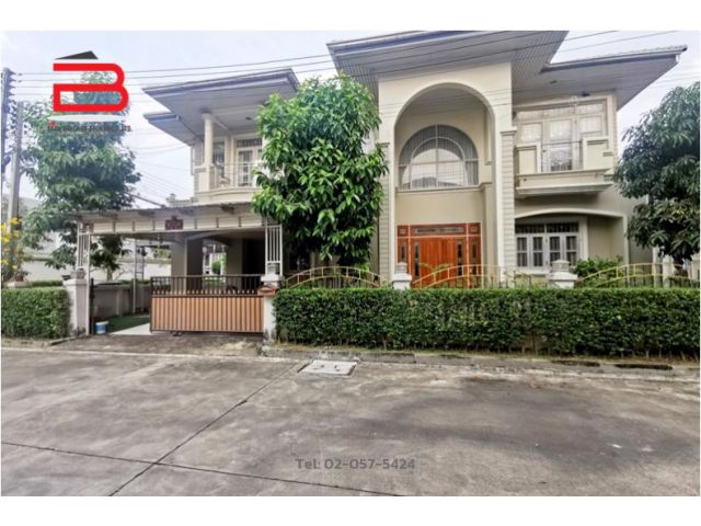 บ้านเดี่ยว หลังมุม หมู่บ้านอารียา ดอนเมือง-สรงประภา (ถนนซ.ร.พ.ช.4) เนื้อที่ 78 ตรว. อ.เมือง จ.ปทุมธานี