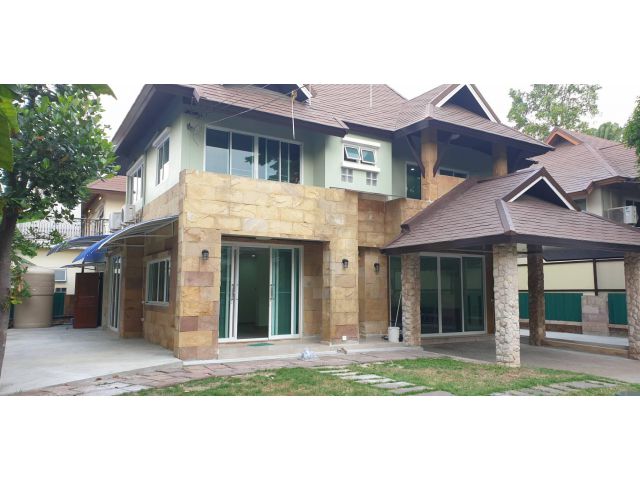ให้เช่าบ้านเดี่ยว 90 ตรว.นวลจันทร์ โครงการเงียบสงบ ส่วนตัวมาก ติดถนนเกษตร-นวมินทร์ ตัดใหม่