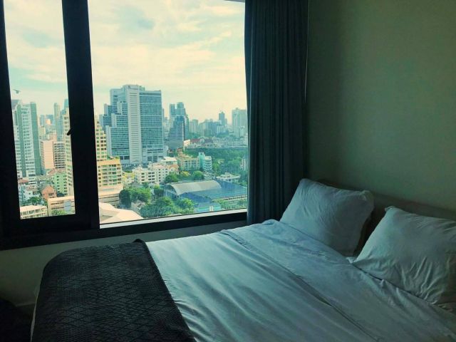 ด่วน!! ห้องมาใหม่ Aguston 1 ห้องนอน 53sq.m ชั้นสูง วิวสวย ห้องสวยน่าอยู่มาก ขายถูก เลี้ยงสัตว์ได้ ด่วน 087-907-4045