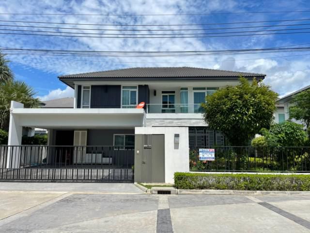 ขายด่วน บ้านมัณฑนา ราชพฤกษ์-สะพานมหาเจษฎาบดินทร์ฯ วิวสวน โซนสโมสร สวยพร้อมอยู่