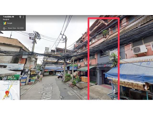 ให้เช่าอาคาร 5 ชั้น พหลโยธิน46 ใกล้ ม.ศรีปทุม