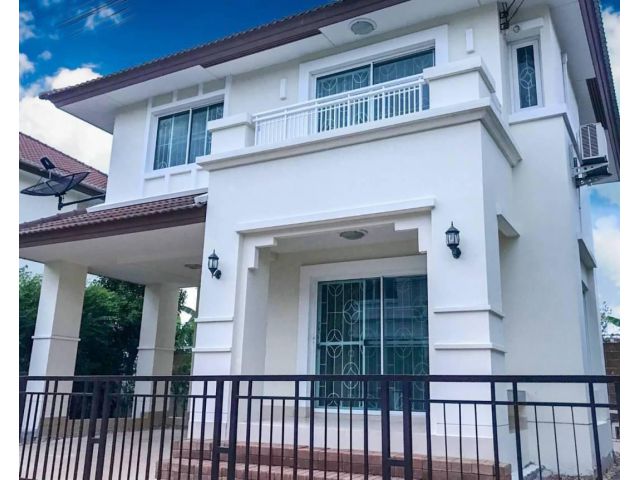 ขายบ้านเดี่ยว หมู่บ้านชลกานต์ ซอยบางเลน10 ถนนบางกรวย - ไทรน้อย บางใหญ่ นนทบุรี . ติดต่อสอบถาม 0655479254 พิมพ์ผกา (เบล) office : 064945