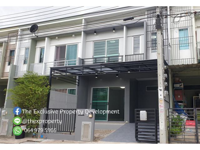 ขาย ทาวน์โฮม วิลเลต ทาวน์โฮม กาญจนาภิเษก VILLETTE TownHome Kanchanapisek ตกแต่งใหม่ทั้งหลัง