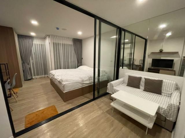 รหัสทรัพย์ P6406 ให้เช่า คอนโด เคฟ ทาวน์ สเปซ รังสิต - ม.กรุงเทพ เฟอร์ครบห้องกว้างใหญ่ มี 2 เตียง