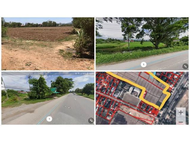 ขายที่ดินติดถนนใหญ่ ใกล้วัดร่องขุ่น จังหวัดเชียงราย