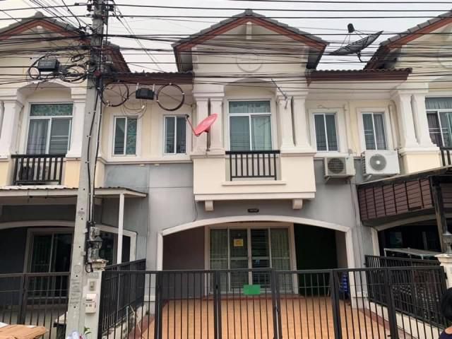 รหัสทรัพย์ P6471 ให้เช่าบ้านทาวน์โฮม 2 ชั้น โครงการเดอะ คอนเนค วัชรพล – เพิ่มสิน สายไหม คลองถนน