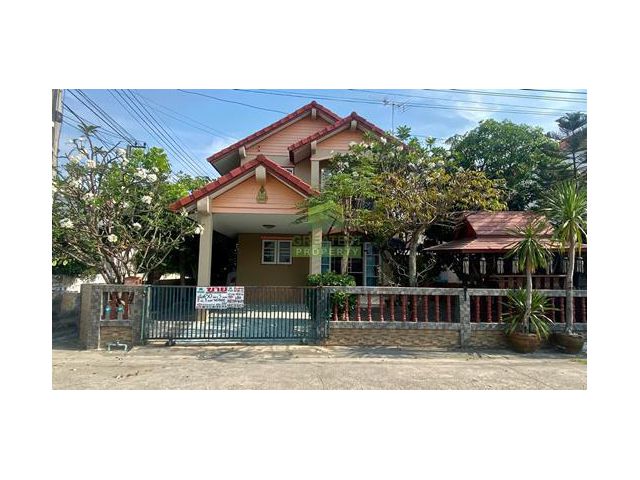 หมู่บ้านแสนสุข 1 BAAN SANSOOK 1 บ้านบ่อ สมุทรสาคร ขายด่วน บ้านเดี่ยว 2 ชั้น เนื้อที่ 50.10 ตร.ว ทำเลดี บ้านสวย พร้อมอยู่