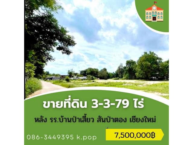 ขาย ที่ดินเปล่า ถมแล้ว สันป่าตอง จ.เชียงใหม่