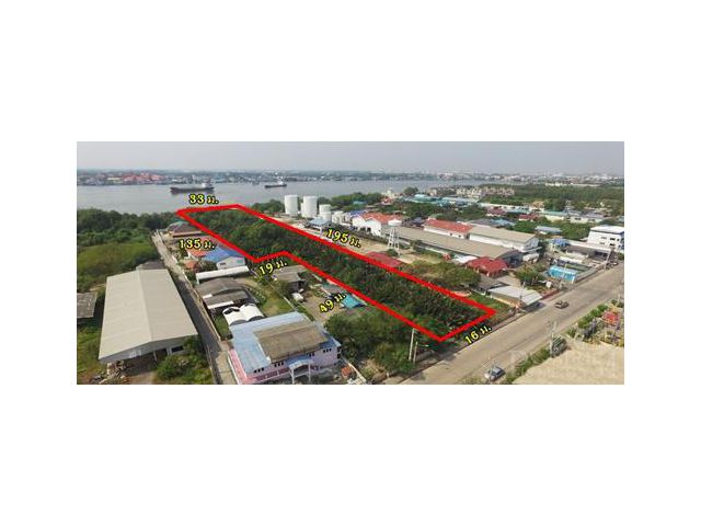 ขาย ที่ติดแม่น้ำท่าจีน ขนาด 3-328 ไร่ เรือใหญ่ขนส่งสะดวก วิวสวย หลังติดถนนใช้รถเทเลอร์ได้ ในราคาไม่แพง - KK2388S