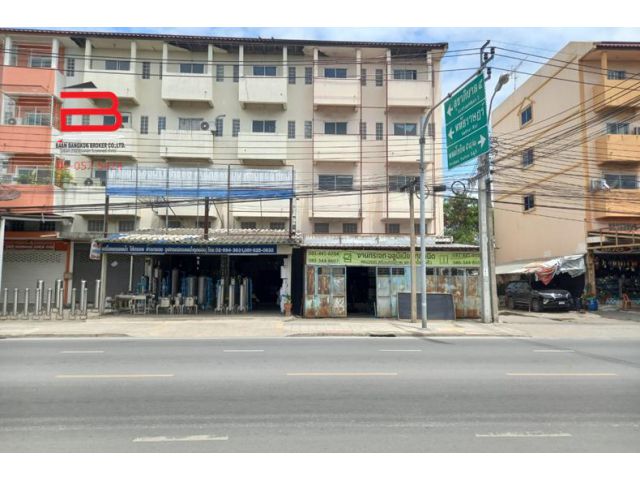 อาคารพาณิชย์ หลังมุม แยกไฟเเดงตลาดวงศกร เนื้อที่ 43.6 ตรว. ถนนเฉลิมพงษ์ เขตสายไหม
