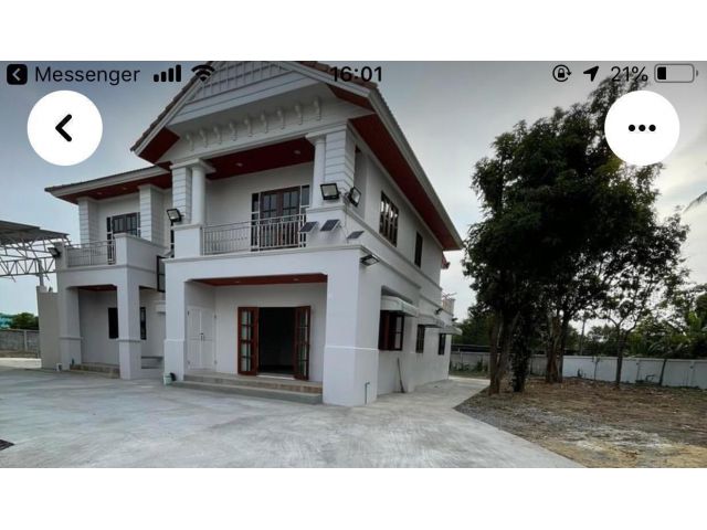 PK205ขายบ้าน นครปฐม อำเภอ นครชัยศรี ตำบล พะเนียด ขนาด 600 ตรว พื้นที่ใช้สอย 325 ตรม ราคา 18,000,000 บาท