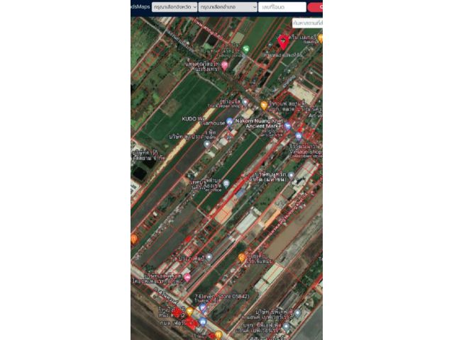 ขายที่ดินสวย อำเภอเมืองฉะเชิงเทรา คลองนครเนื่องเขต แนวถนน 304 สุวินทวงศ์ ติดถนนคอนกรีตทั้งแปลง 16ไร่เศษ เหมาะแก่การจัดสร