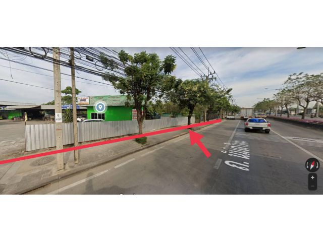 ขายที่ดินติดถนนนิมิตรใหม่ ด้านหลังติดคลอง ขนาด 21-2-93 ไร่