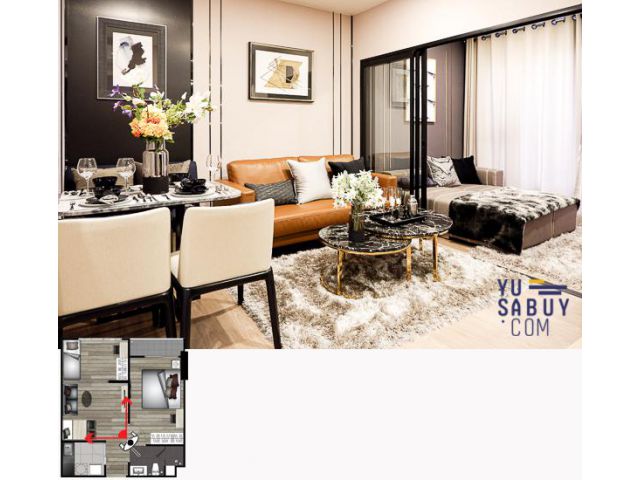 ขายดาวน์ คอนโดชีวาทัย-ปิ่นเกล้า 2 ห้องนอน ห้องหัวมุม ขนาด 44 ตร.ม. ชั้น 7 สนใจโทร 081 628 5221