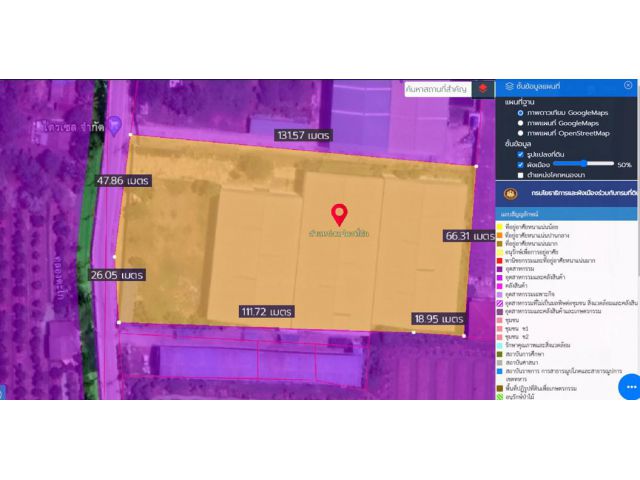 L65 ขาย-ให้เช่า โรงงาน 5.5 ไร่ 4000 ตรม. ผังม่วง กระทุ่มแบน สมุทรสาคร ราคาถูก