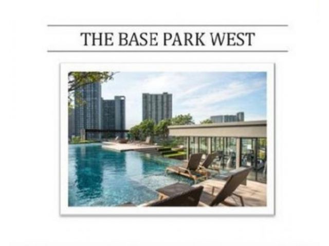 ให้เช่าคอนโด The Base Park West Sukhumvit 77 (เดอ