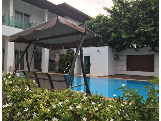 เช่าบ้านคฤหาสหรู private pool  ทำเลดีร่มรื่นมาก