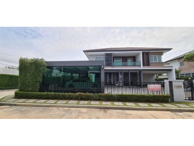 รหัสทรัพย์ B4174 ให้เช่าบ้านเดี่ยว THE GRAND ปิ่นเกล้า เฟอร์บิวด์อินสุดหรู ใกล้ ม.มหิดลศาลายา