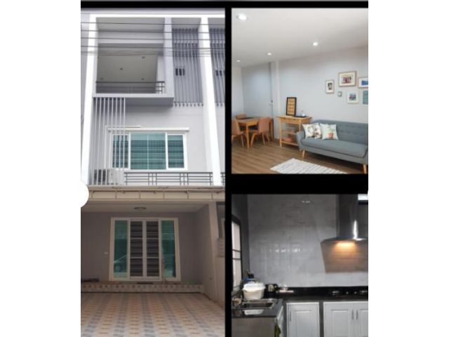 ให้เช่าทาวน์โฮม 3 ชั้น  The Exclusive แคราย