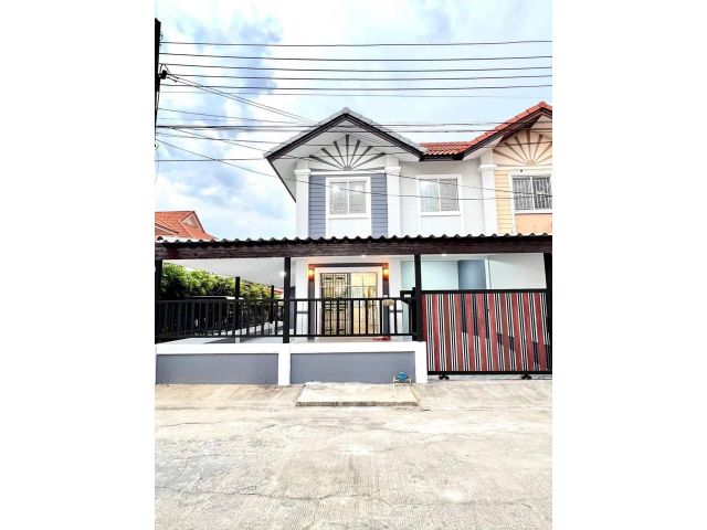 บ้านมือสองราคาถูกมาก มาพร้อมความสวยทาวน์เฮ้าส์ 2 ชั้นห้องมุม #หมู่บ้านพฤกษา38  สภาพบ้านดี พร้อมอยู่ ข้างบ้านมีพื้นที่