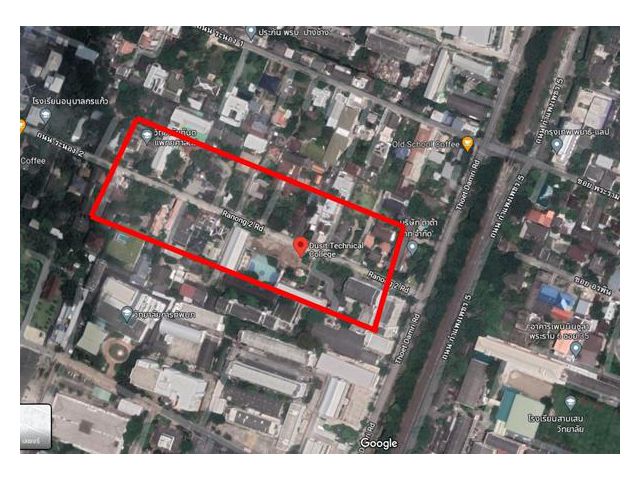 R070-146 ที่ดินถนนระนอง 2 เยื้องวิทยาลัยเทคนิคดุสิต เขตดุสิต กรุงเทพ #แถมบ้านให้ฟรี
