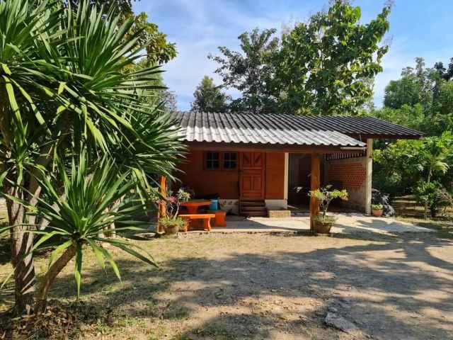 บ้านสวนพร้อมที่ดิน 1ไร่ ต้นไม้เยอะ ร่มรื่น บรรยากาศดี ราคา 1,490,000 บาท 0870060727