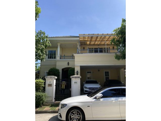 HR1118 ให้เช่า-ขายบ้านเดี่ยวหลังใหญ่ 2ชั้น โครงการบ้านปิ่นเกล้า golden heritage