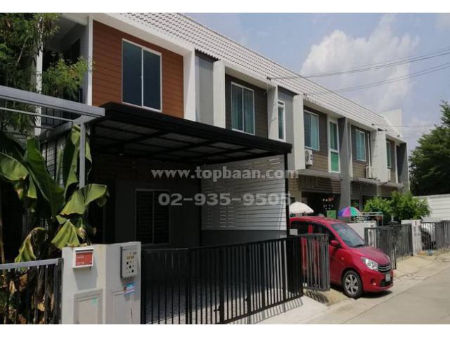 ขายทาวน์เฮ้าส์ อารียา คัลเลอร์ ไทรน้อย ถนนกาญจนาภิเษก อำเภอไทรน้อย นนทบุรี