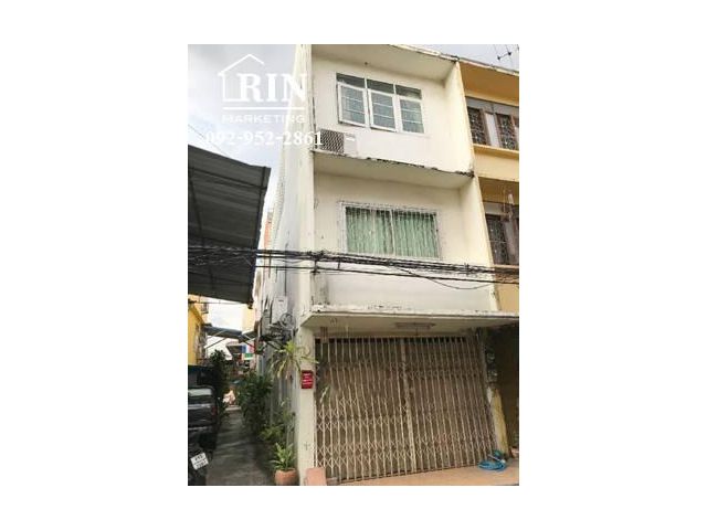 R070-148 ขายตึกแถว 4 ชั้น รวมด่านฟ้า ในซอยสาธุประดิษฐ์ซอย 16 เข้าซอย 50 เมตร