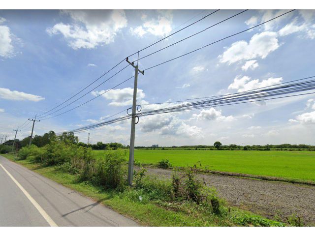 ขายที่ดินรังสิต 40 ไร่ หน้ากว้างติดถนน 3216 295 เมตร ใกล้ถนนเส้นรังสิต - นครนายก(305) - 650 เมตร ธัญบุรี จ.ปทุมธานี