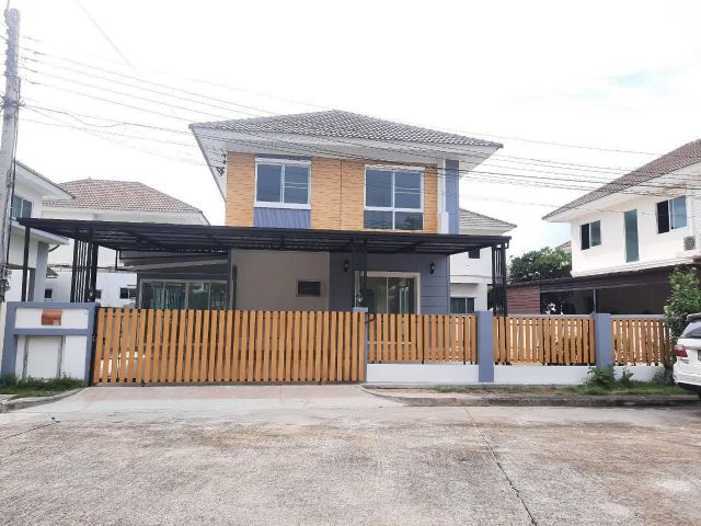 บ้านเดี่ยว 2 ชั้นรีโนเวทใหม่ #หมู่บ้านเพอร์เฟคพาร์ค สุวรรณภูมิเฟส2 ต่อเติมห้องครัวและห้องน้ำเพิ่ม ใกล้รถไฟฟ้าสายสีส้ม