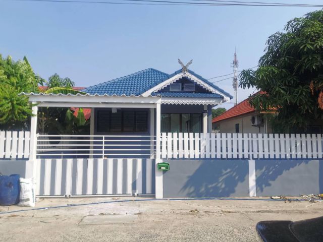 บ้านเดี่ยวชั้นเดียวราคาถูก #หมู่บ้านภัทราพร แต่งสวยพร้อมอยู่ ต่อเติมห้องครัวเต็มพื้นที่  ใกล้airport rail link