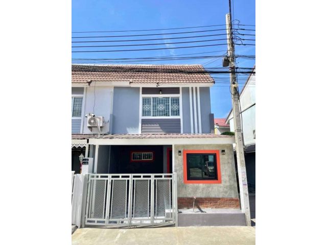ทาวน์เฮ้าส์ 2 ชั้นหลังริม #หมู่บ้านพฤกษา45 บ้านสวยพร้อมอยู่สไตล์ลอฟท์ หน้าหมู่บ้านมีเซเว่น มีรถเมล์ประจำทางไปตลาดบางใหญ่เซ็นทรัลเวสท์เกต