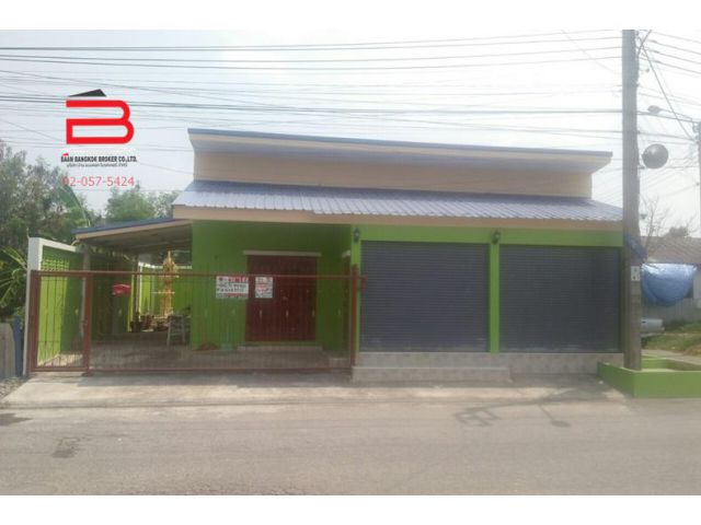 ที่ดินพร้อมบ้านเดี่ยว หลังมุม การเคหะมีนบุรี (คลองเก้า) เนื้อที่ 38 ตรว. ถนนไมตรีจิต-คลองเก้า เขตคลองสามวา
