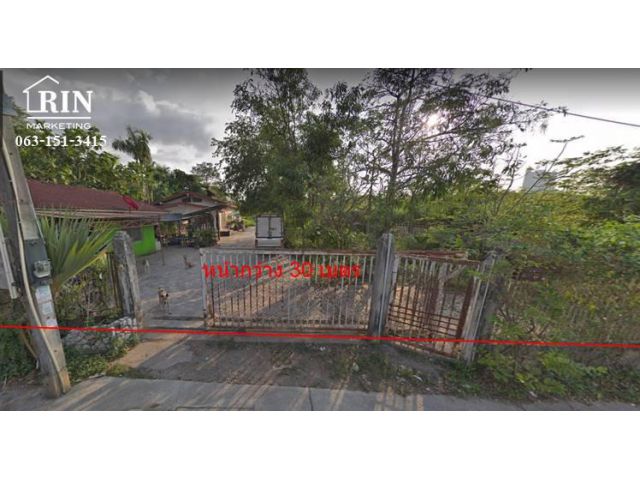 R107-055 ขายที่ดิน 1 ไร่ 1 งาน 81 ตารางวา พัทยาเหนือ รูปแปลงสี่เหลี่ยมสี่เหลี่ยมผืนผ้า ติดถนนคอนกรีต น้ำไฟครบ