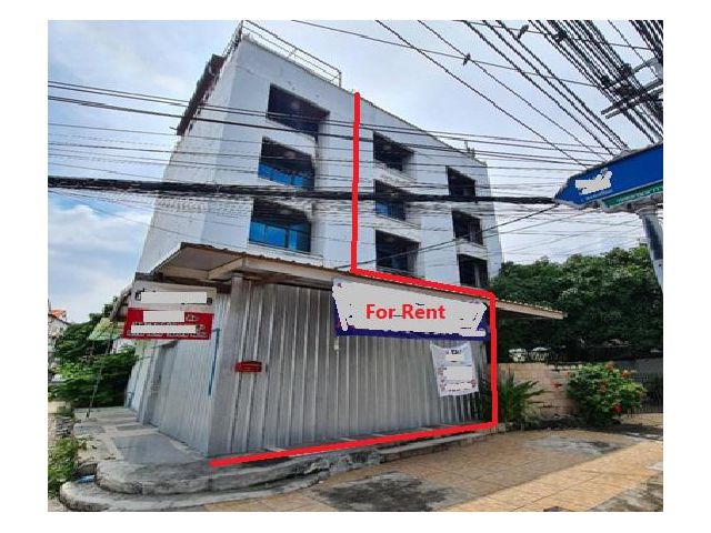 อาคารพาณิชย์ 4 ชั้น ริมถนนนนทรี พระราม 3