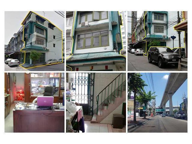 ขายตึกแถว สูง 4 ชั้น ติดสถานี Interchange บางหว้า เนื้อที่ 12 ตรว. ทำเลทอง