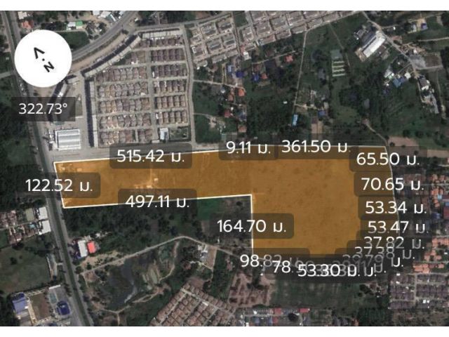 ขายที่ดินติดกับตลาดแยกเจ ทางไปสัตหีบ สนามบินอู่ตะเภา ย่านธุรกิจการค้า