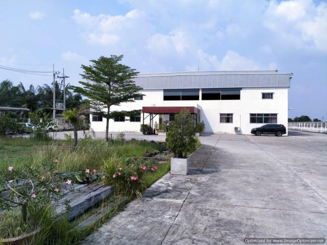 ขายโรงงานพร้อมที่ดิน 13 ไร่ ชลบุรี บ้านบึง ใกล้ อบต.หนองบอนแดง พร้อมใบอนุญาติ ร.ง.4